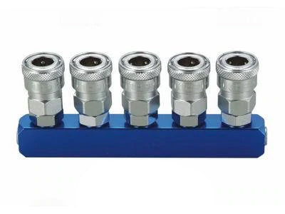 OSK, OSK GN5-SMF Quick Coupler - Manifold / Multi Coupling (Straight 5-Way)