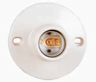 Omni, Omni E27-030 Réceptacle de plafond 3-1/2" avec vis 6A 250V