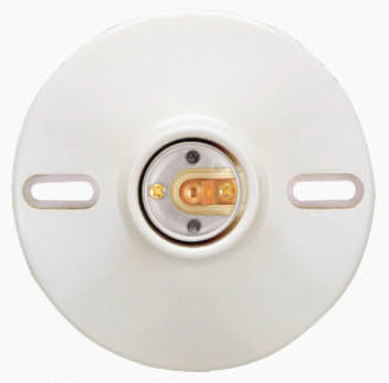 Omni, Omni E27-040 Réceptacle de plafond 4-1/4" avec vis 6A 250V