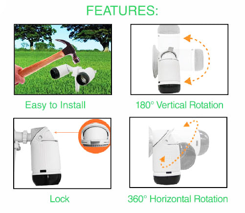 Omni, Omni E27-GWH/2 Deluxe Garden Twin Lamp Holder 130W 250V