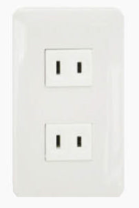 Omni, Omni P2-ER 2pc Regular Outlet in Plate (Flush Type)