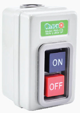 Omni, Omni PBS-315-PK Interrupteur à bouton poussoir 15A 2.2KW