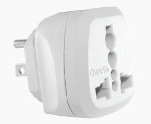 Omni, Omni WUA-003 Adaptateur universel avec mise à la terre 15A 125V