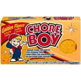 Chore Boy, Paquet de 2 tampons à récurer Golden Fleece