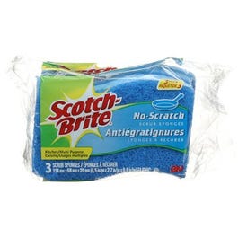 Scotch-Brite, Paquet de 3 éponges de récurage multi-usages No Scratch