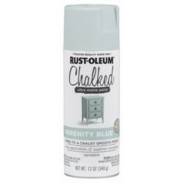 Rust-Oleum, Peinture en spray 1 couche, Bleu Sérénité ultra mat, 12-oz.