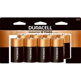 Duracell, Piles alcalines, D, 8-Pk.