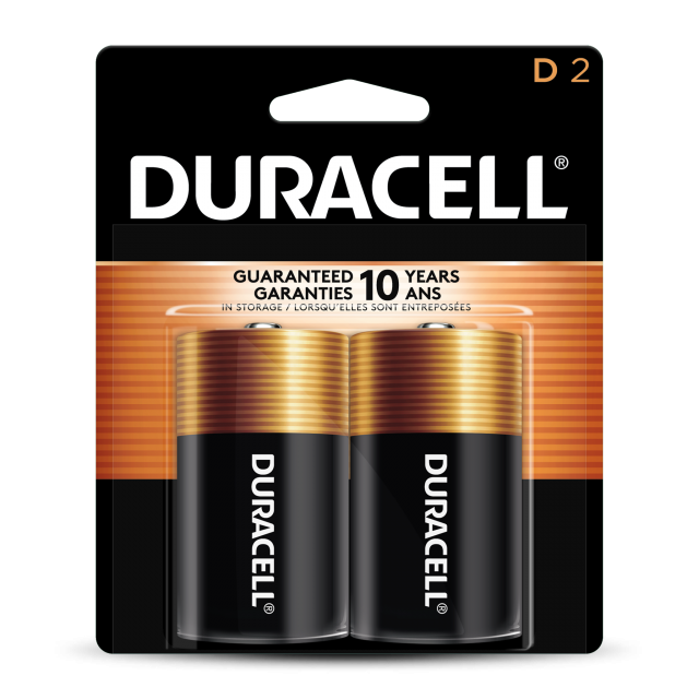 Duracell, Piles alcalines Duracell Coppertop D