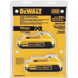 Dewalt, Piles au lithium-ion de 20 volts, 2 jeux