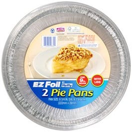 EZ Foil, Plaque à pâtisserie avec couvercle, ronde, 8.75 pouces, 2-Pk.