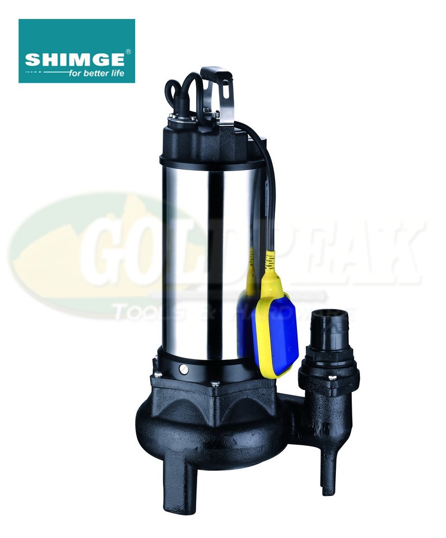 Shimge, Pompe submersible à eaux usées Shimge WQ(D)S en acier inoxydable