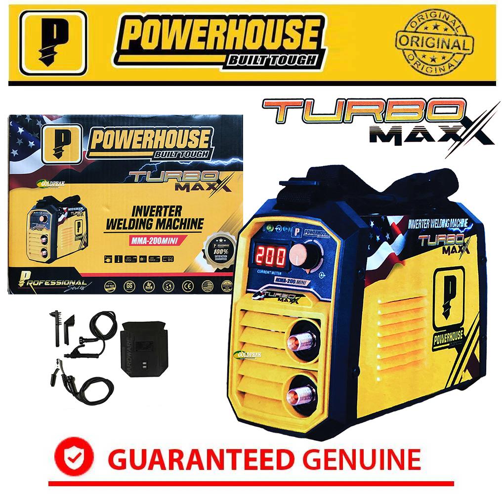 Centrale, Powerhouse MMA200MINI Machine à souder DC Inverter (Série TURBOMAXX) 200A