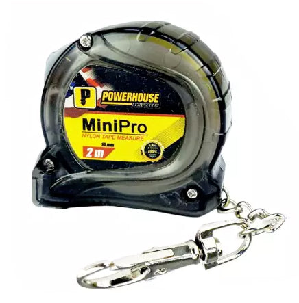 Centrale électrique, Powerhouse Mini Pro Nylon Tape Measure (2 Meters)