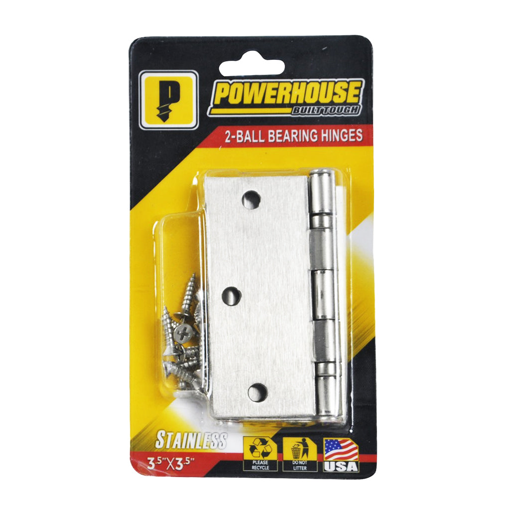 Centrale, Powerhouse US32D 2-Ball Bearing Hinges (Stainless)