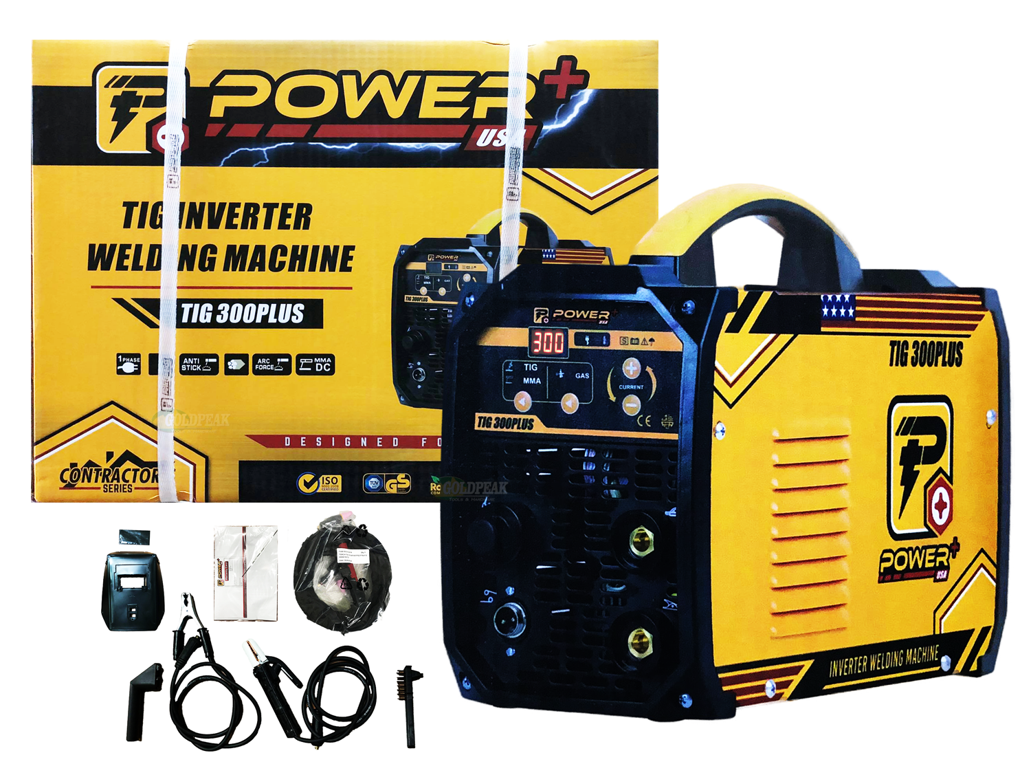 Powerplus, Powerplus TIG 300PLUS DC Inverter Welding Machine 2in1 TIG-ARC