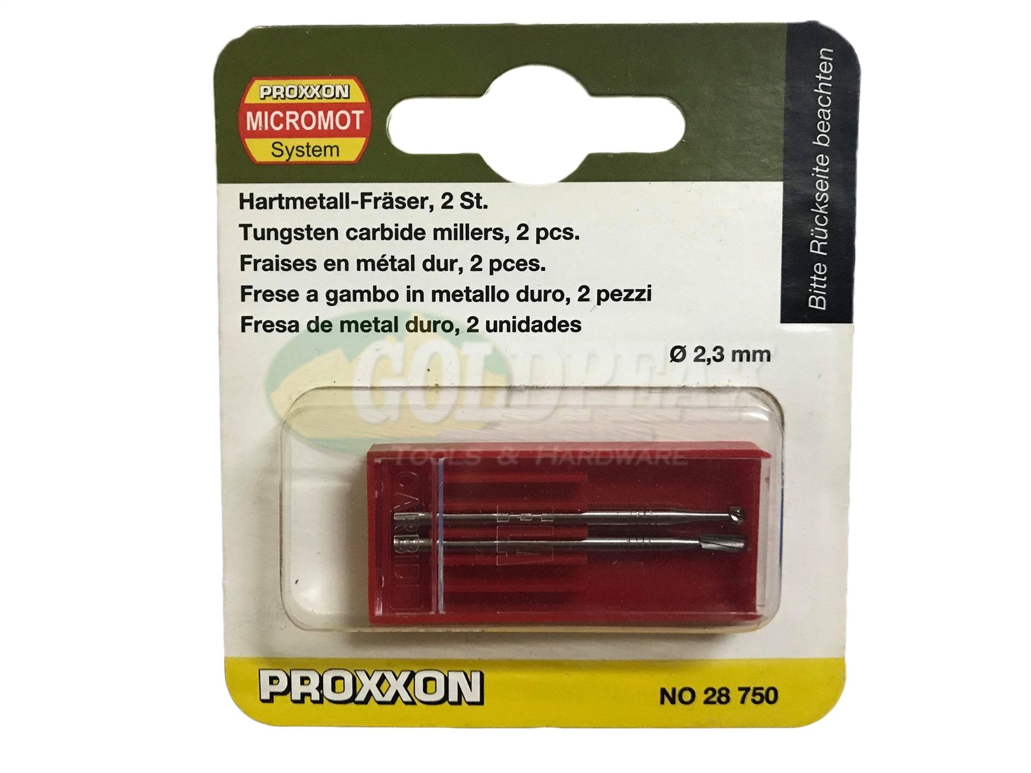 Proxxon, Proxxon 28-720 Fraises en carbure de tungstène (2pcs)