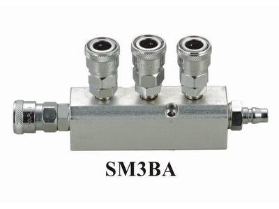 THB, Raccord rapide THB SM3BA - Manifold / Multi Coupling (droit 3 voies) [High Flow] (en anglais)