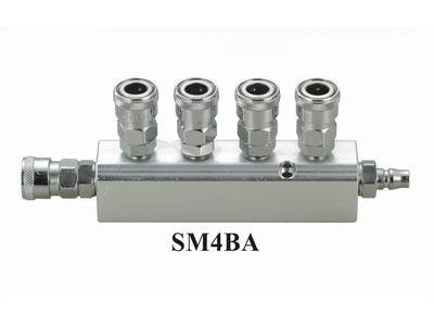 THB, Raccord rapide THB SM4BA - Manifold / Multi Coupling (droit 4 voies) [High Flow] (en anglais)