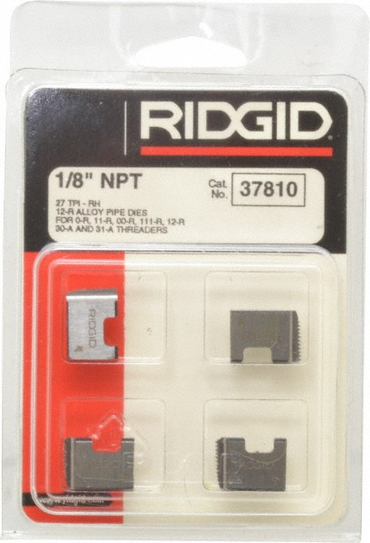 Ridgid, Ridgid Pipe Dies for 12-R Manual Pipe Threader (Matrices pour tuyaux Ridgid pour le fileur manuel de tuyaux 12-R)