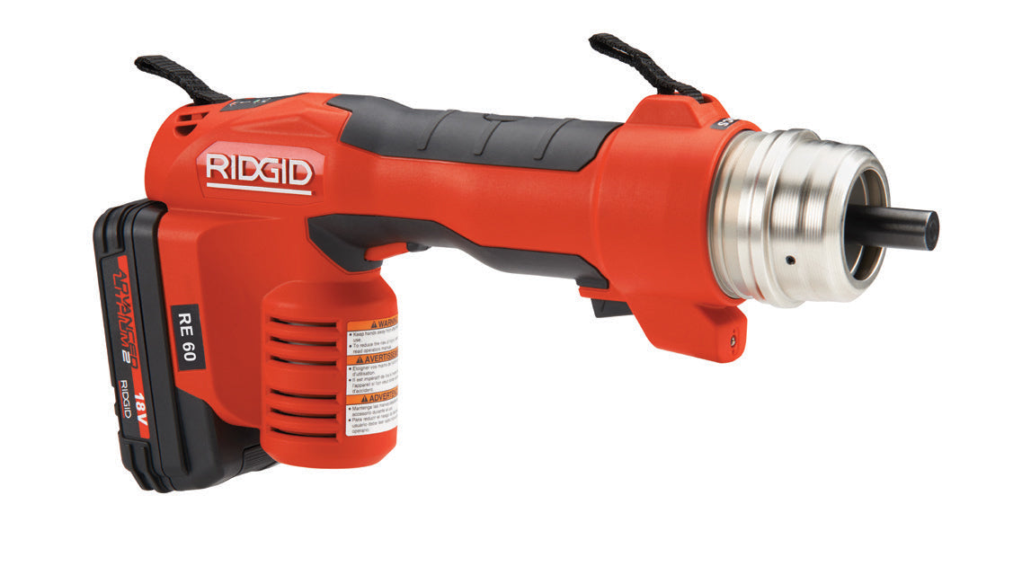 Ridgid, Ridgid RE 60 Outil électrique hydraulique sans fil 18V 3-en-1 (poinçonner, sertir, couper)