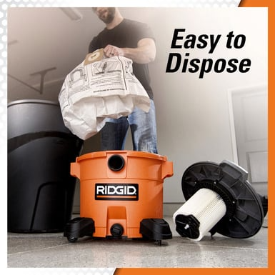 Ridgid, Ridgid VF3502 Sac à poussière pour aspirateur à haute efficacité (taille A)