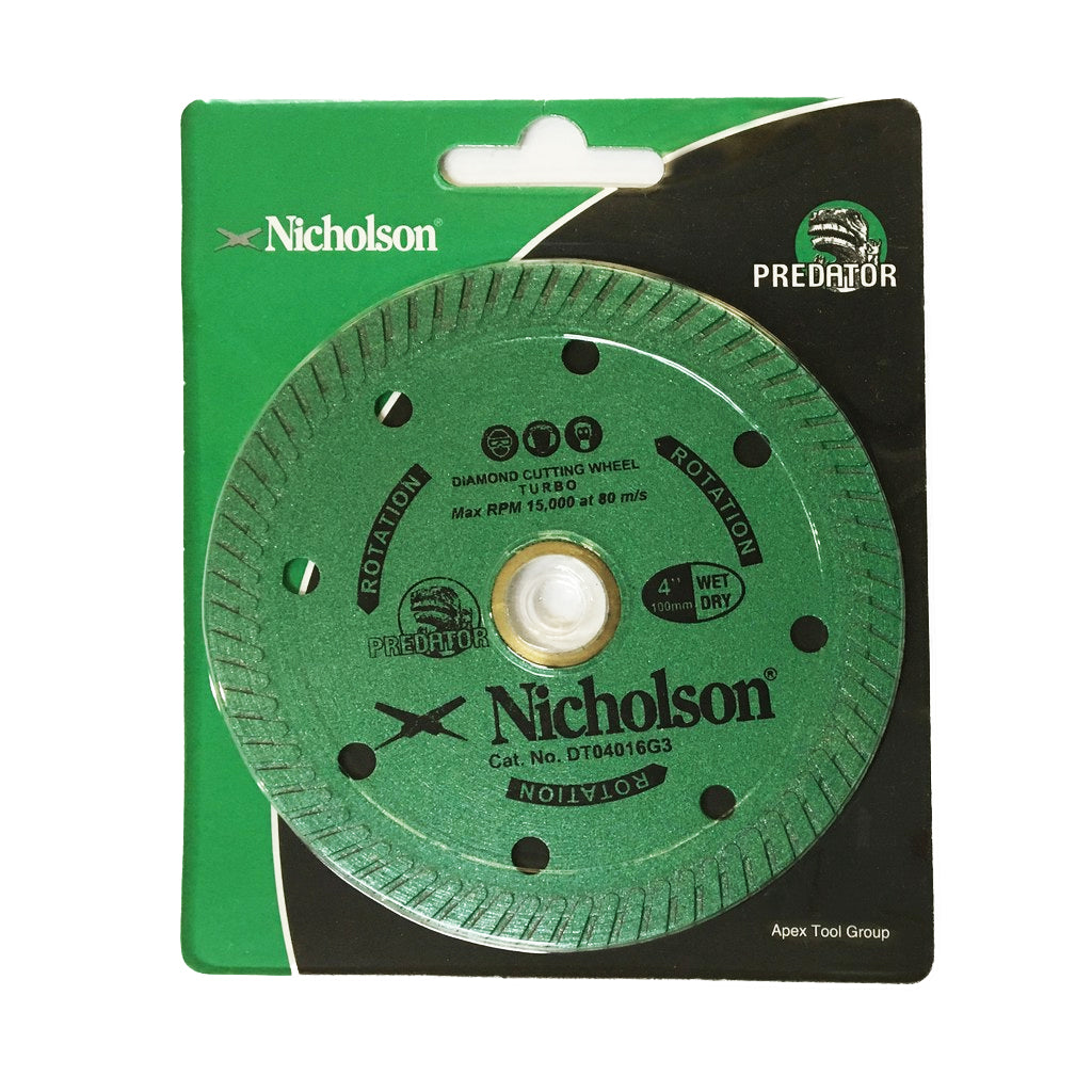 Nicholson, Roue à découper les diamants Nicholson