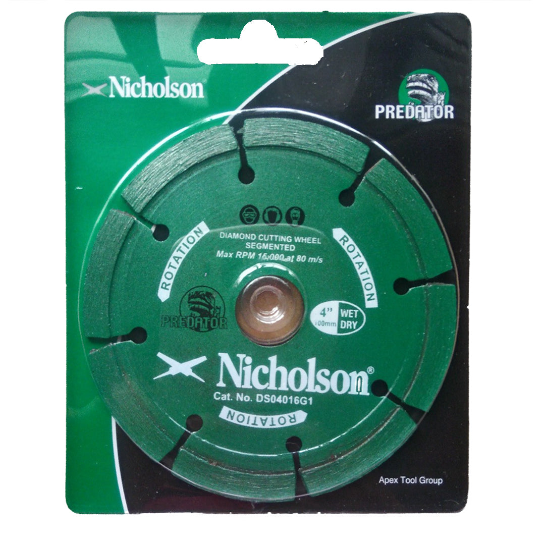 Nicholson, Roue à découper les diamants Nicholson