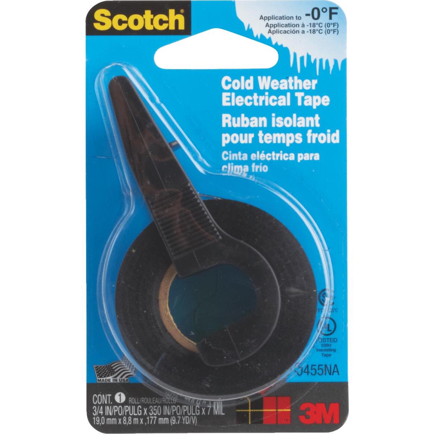 3M, Ruban électrique en plastique vinyle 3M Scotch Cold Weather 3/4 po x 350 po Ruban électrique en vinyle et plastique pour temps froid