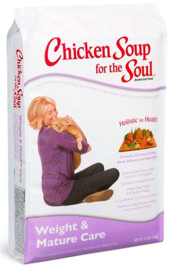 Soupe de poulet pour l'âme, Soupe de poulet pour l'âme - Croquettes pour chats matures et de poids