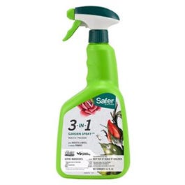 Safer, Spray de jardinage biologique 3-en-1, 32-oz.