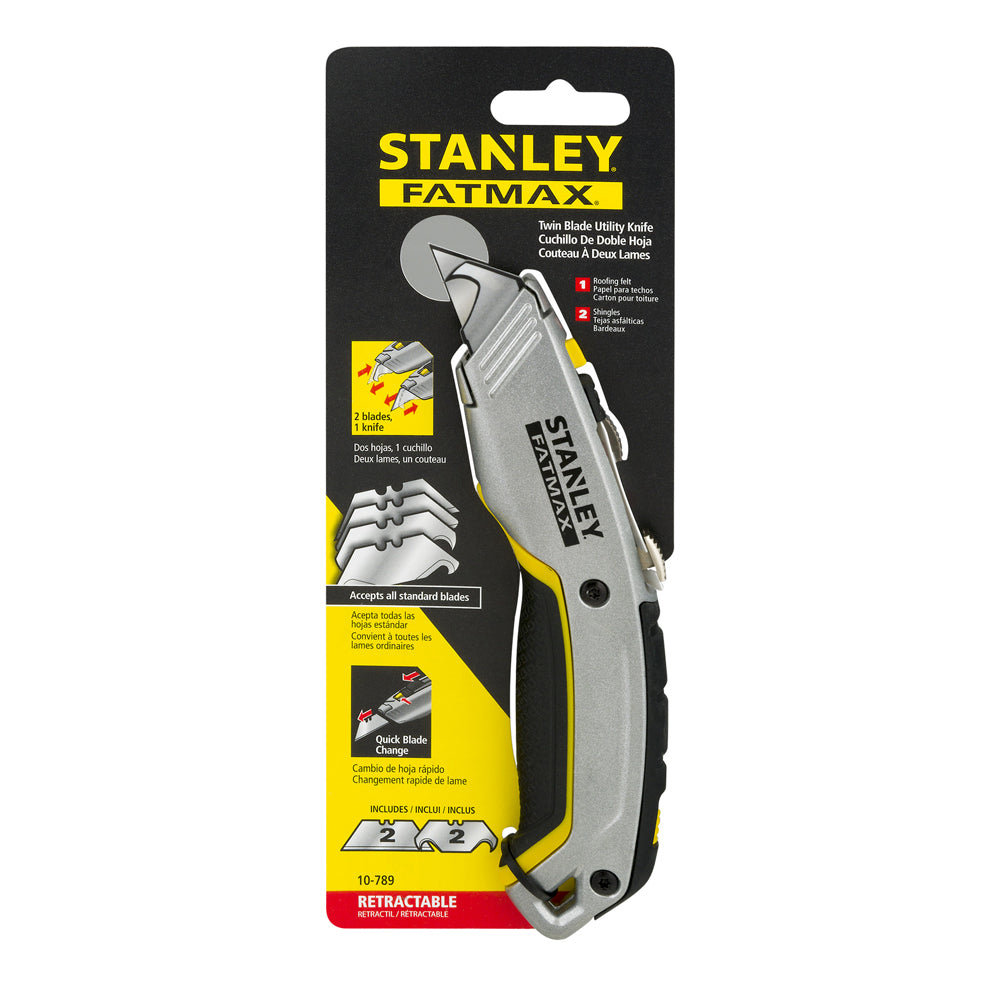 Stanley, Stanley 10-789 FatMax Couteau coupeur utilitaire 6-7/8"