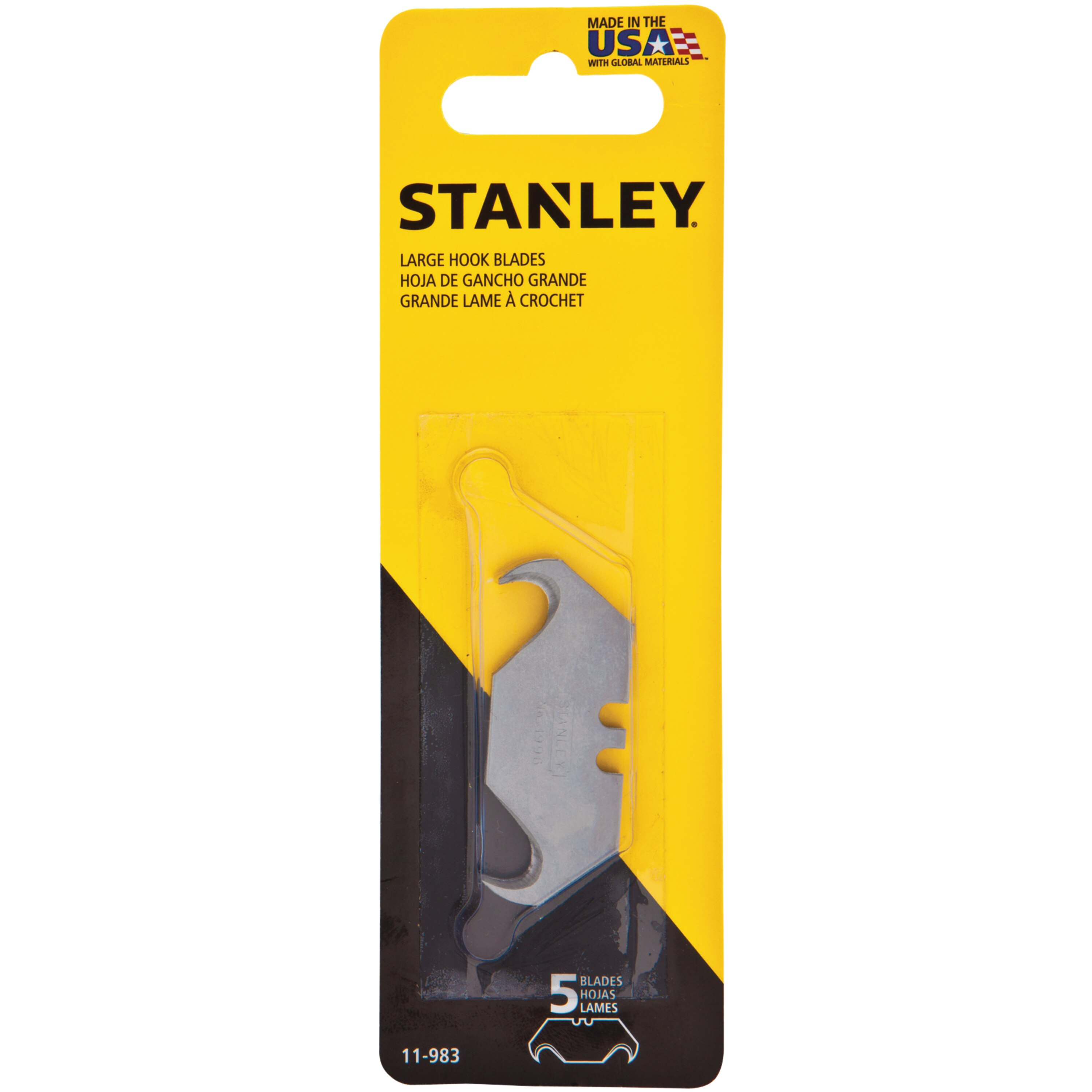 Stanley, Stanley 11-983 Large Cutter Knife Hook Blade (lame à crochet)