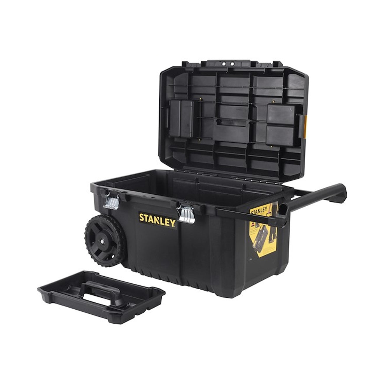 Stanley, Stanley 80-150 Metal Latch Plastic Tool Box Trolley / Rolling Tool Chest (Essential)