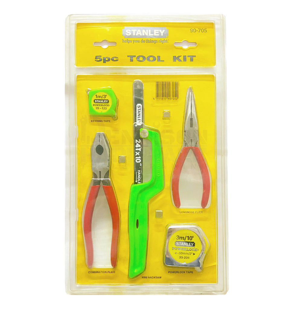 Stanley, Stanley 90-705 Homeowners Tool Kit (5 pc Hand Tool Set)