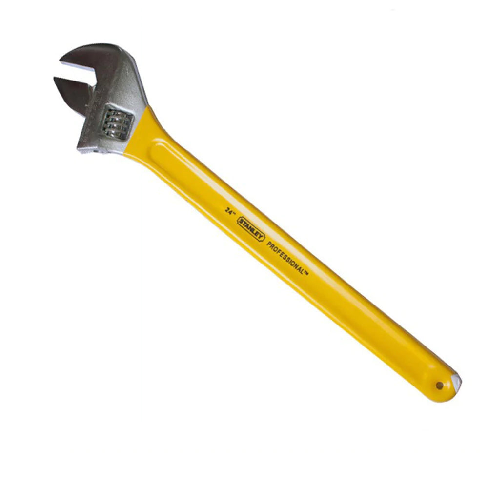 Stanley, Stanley Adjustable Wrench (Yellow Anti Slip Grip)