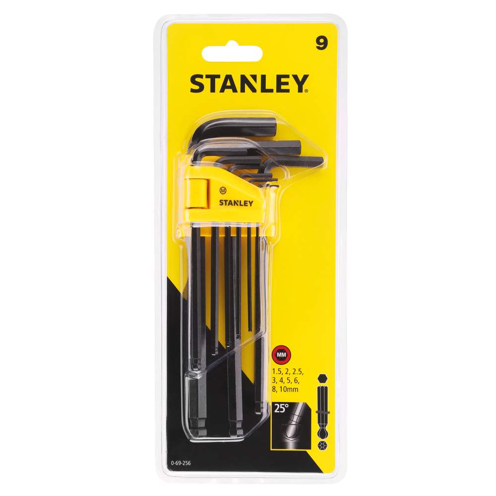 Stanley, Stanley Hexagonal Allen Wrench Key - Ball End Tip (Clé Allen hexagonale à bout sphérique)