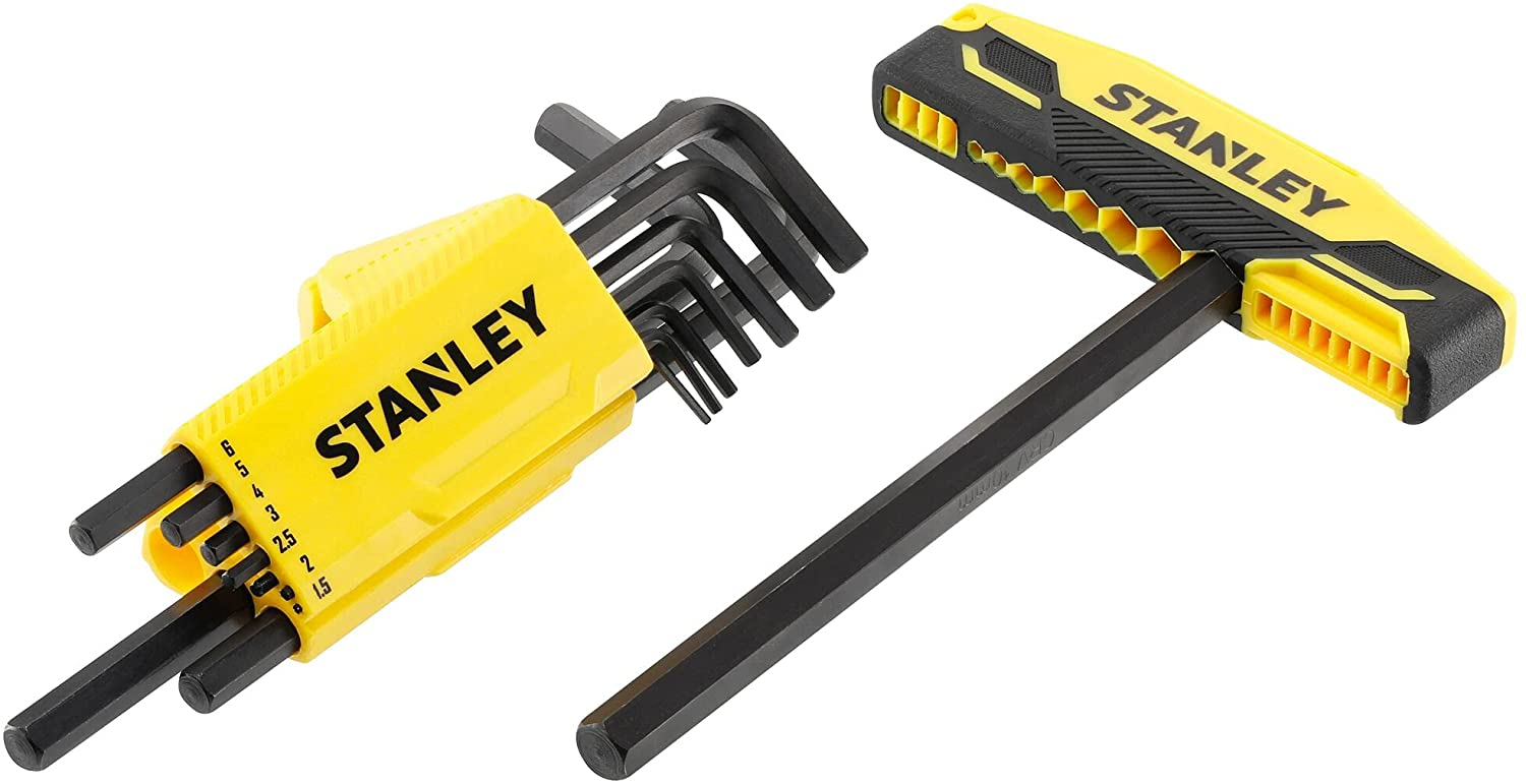 Stanley, Stanley Hexagonal Allen Wrench Key - Ball End Tip (With T-Handle)