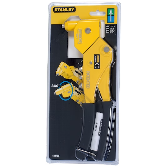 Stanley, Stanley MR 77-C22 Pro Swivel Hand Riveter (tête rotative à 360 degrés)