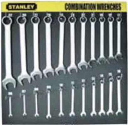 Stanley, Stanley Open / Box / Combination Wrench Set with Display Board Merchandising