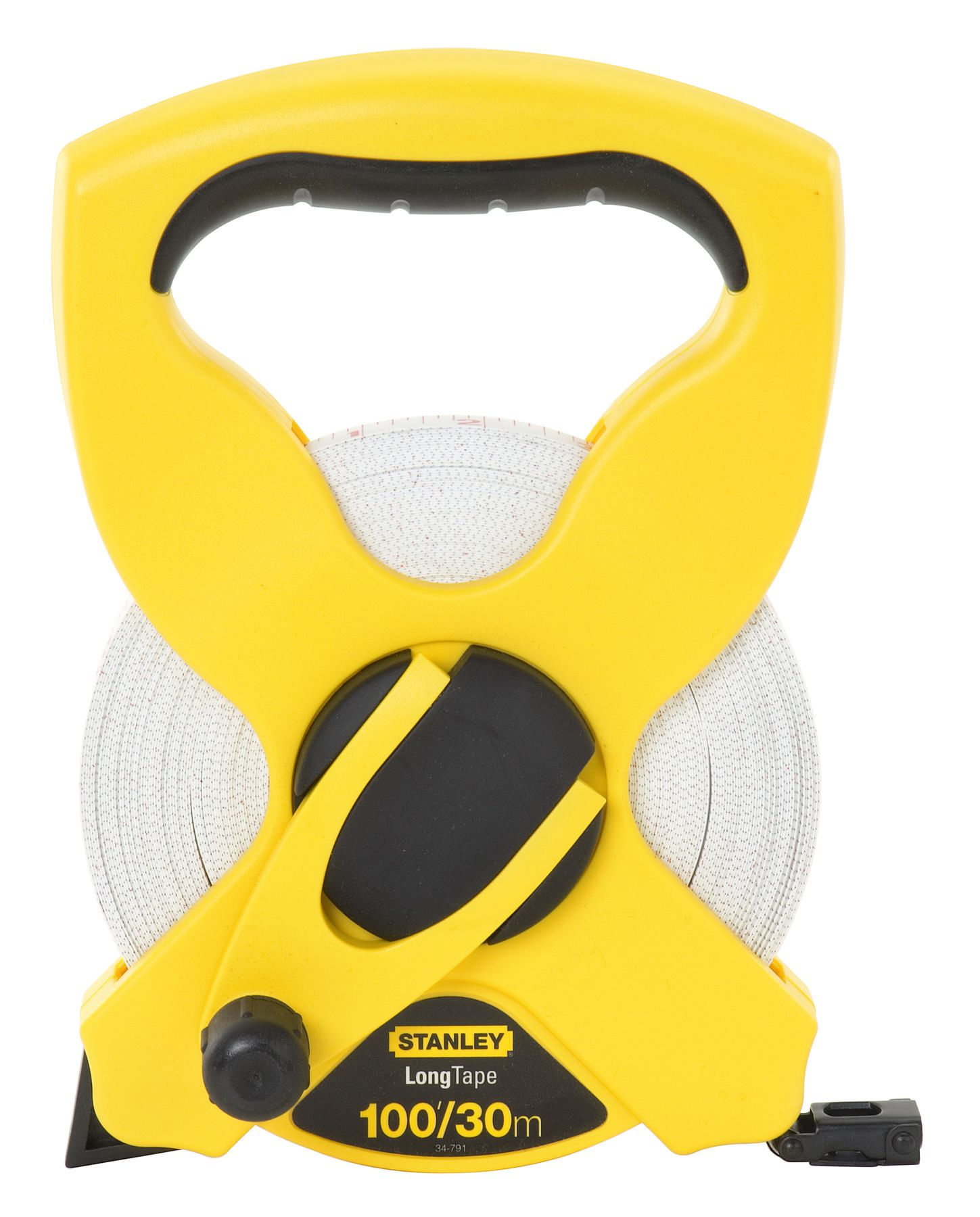 Stanley, Stanley Open Reel Fiberglass Long Tape Measure (White Tape)