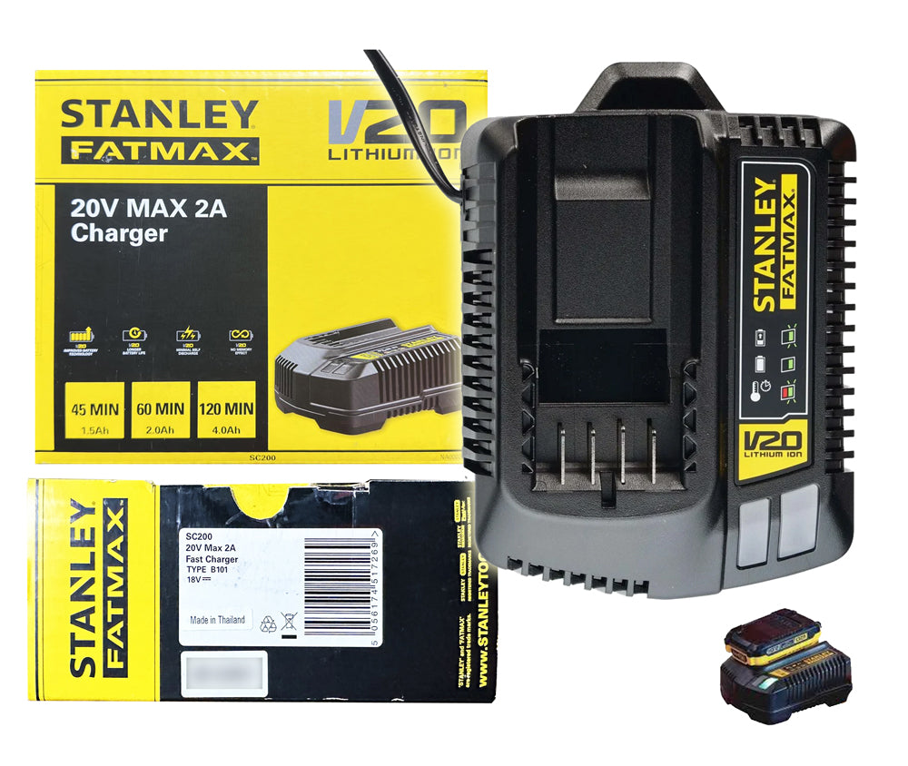 Stanley, Stanley SC200 20V Chargeur de batterie 2A