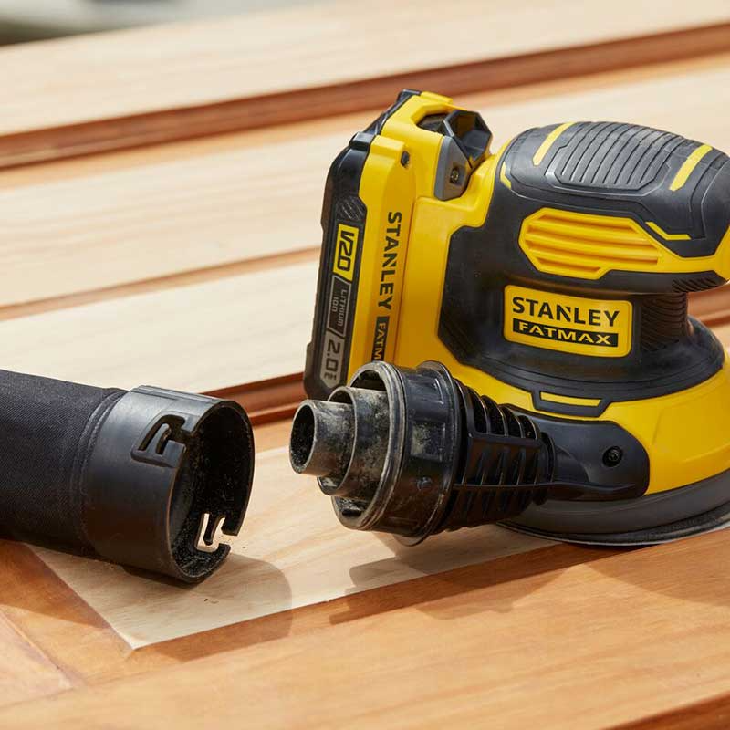 Stanley, Stanley SCS220M2S 20V Cordless Random Orbit Sander (Kit)