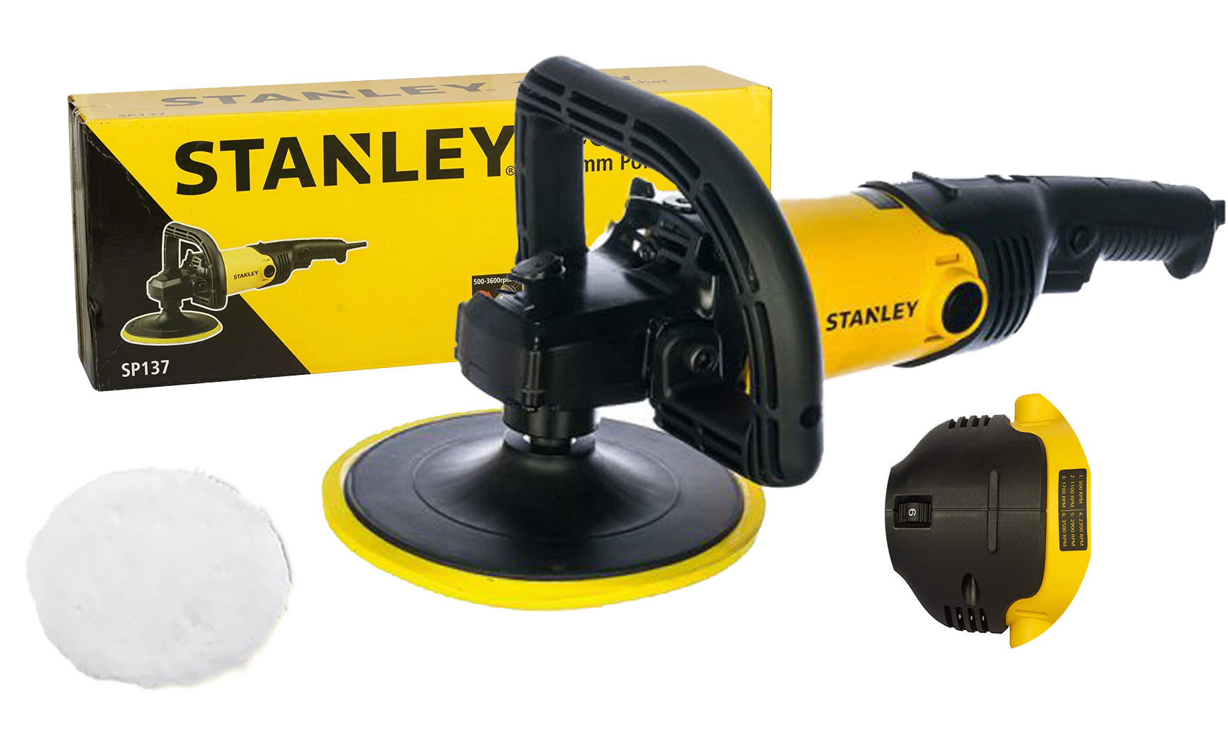 Stanley, Stanley SP137 Polisseuse 7" 1300W