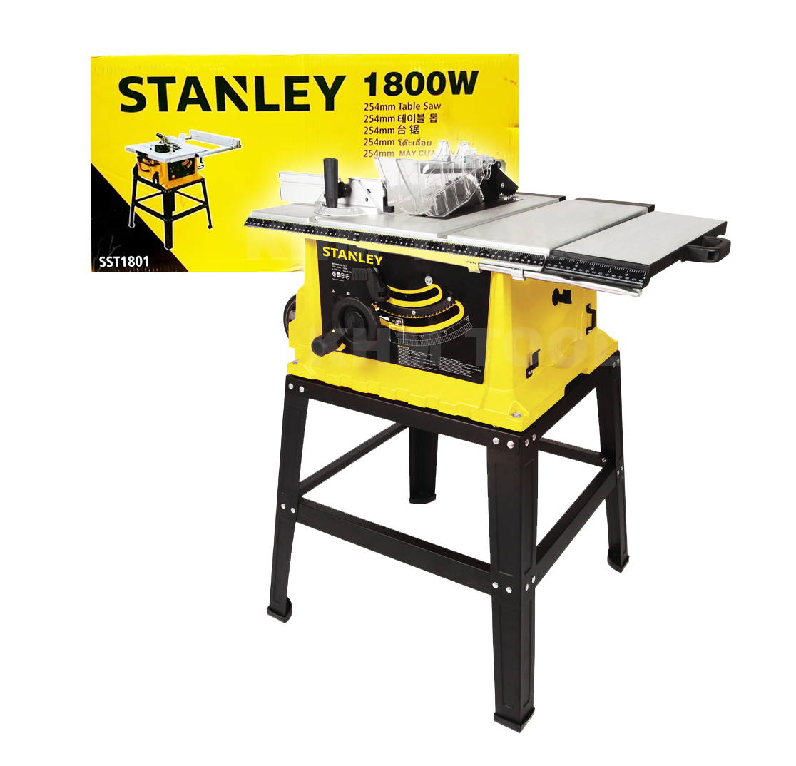 Stanley, Stanley SST1801 Scie de table avec support 10" 1800W