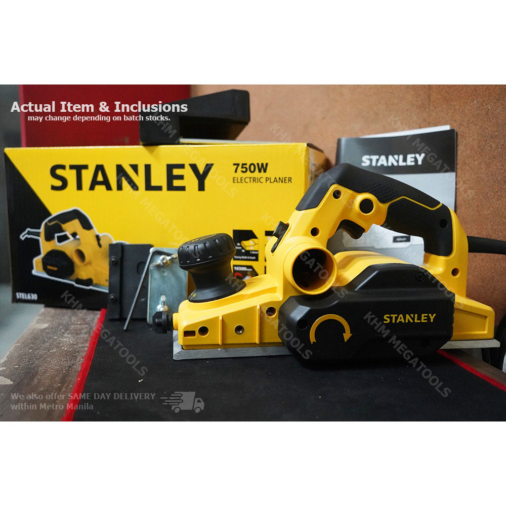 Stanley, Stanley STEL630 Raboteuse 3-1/4" 750W