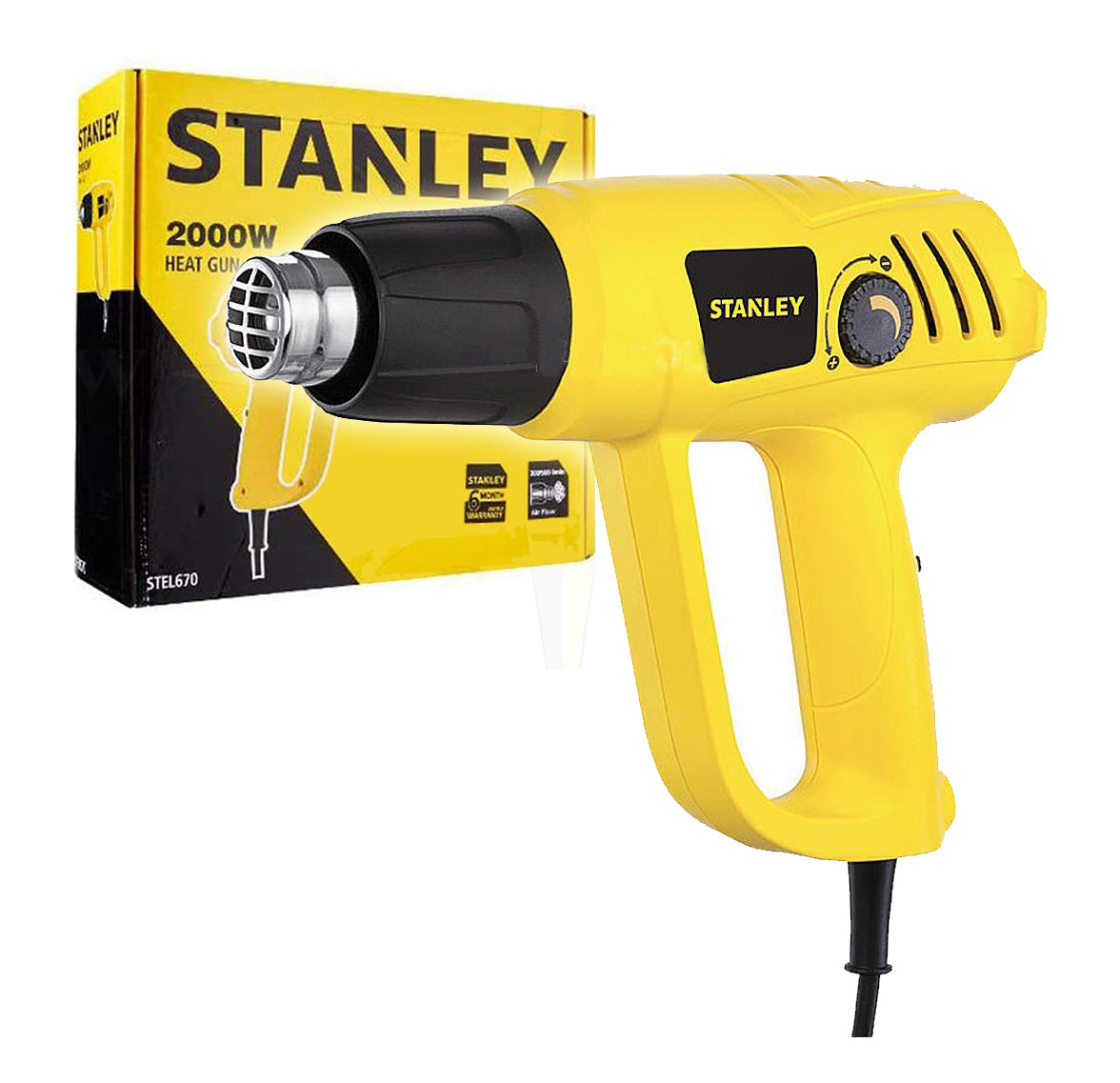 Stanley, Stanley STEL670 Pistolet à air chaud 2000W