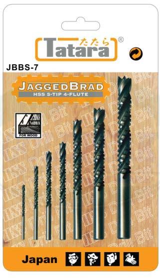 Tatara, Tatara JBBS-7 HSS Jagged Brad Drill Set