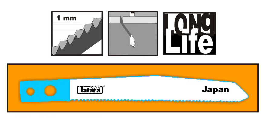 Tatara, Tatara T-No. 1F Lame de scie sauteuse pour métal