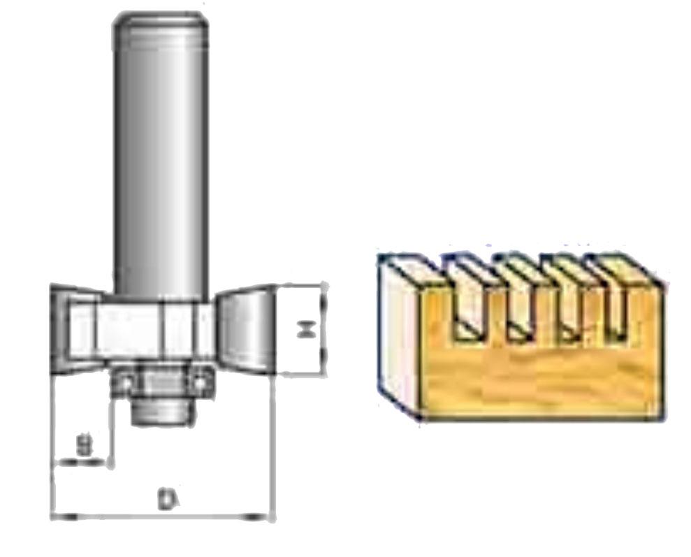 Tatara, Tatara T-Slotting Cutter Router Bit with Bearing (en anglais)