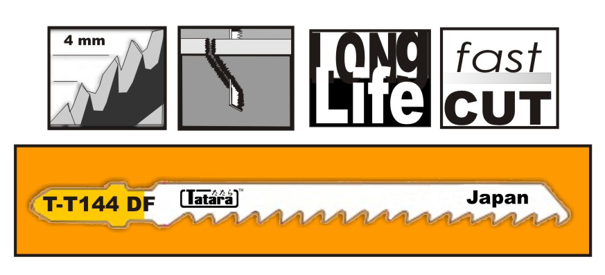 Tatara, Tatara T-T144DF Lame de scie sauteuse pour le bois